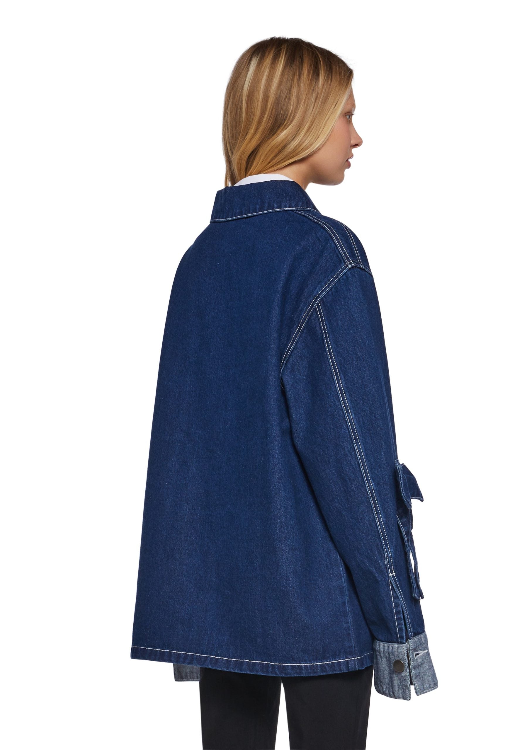 Rooftop Lounging Denim Coat