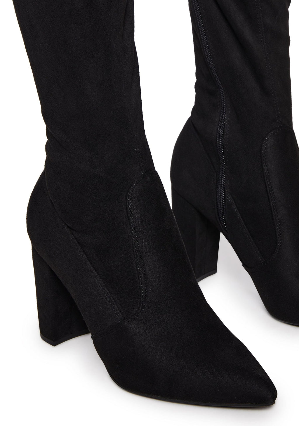 Flashy Guarantee Faux Suede Boots