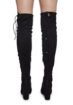Flashy Guarantee Faux Suede Boots