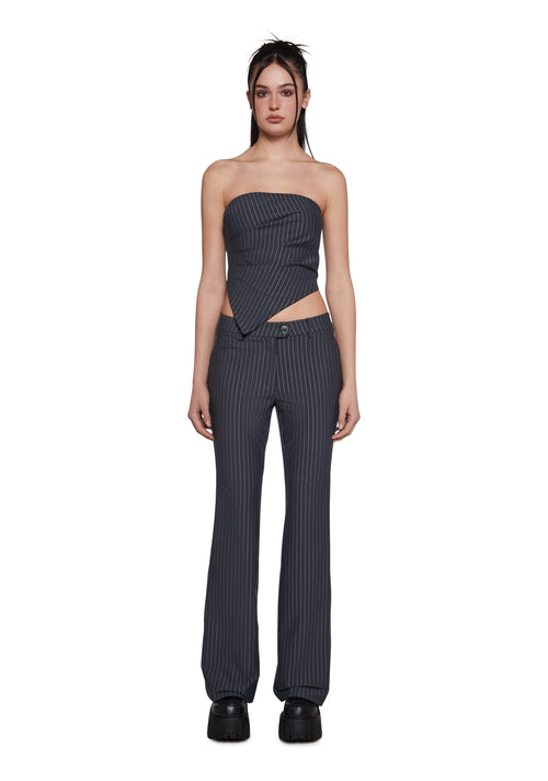 Business Last Pants Set – Gray