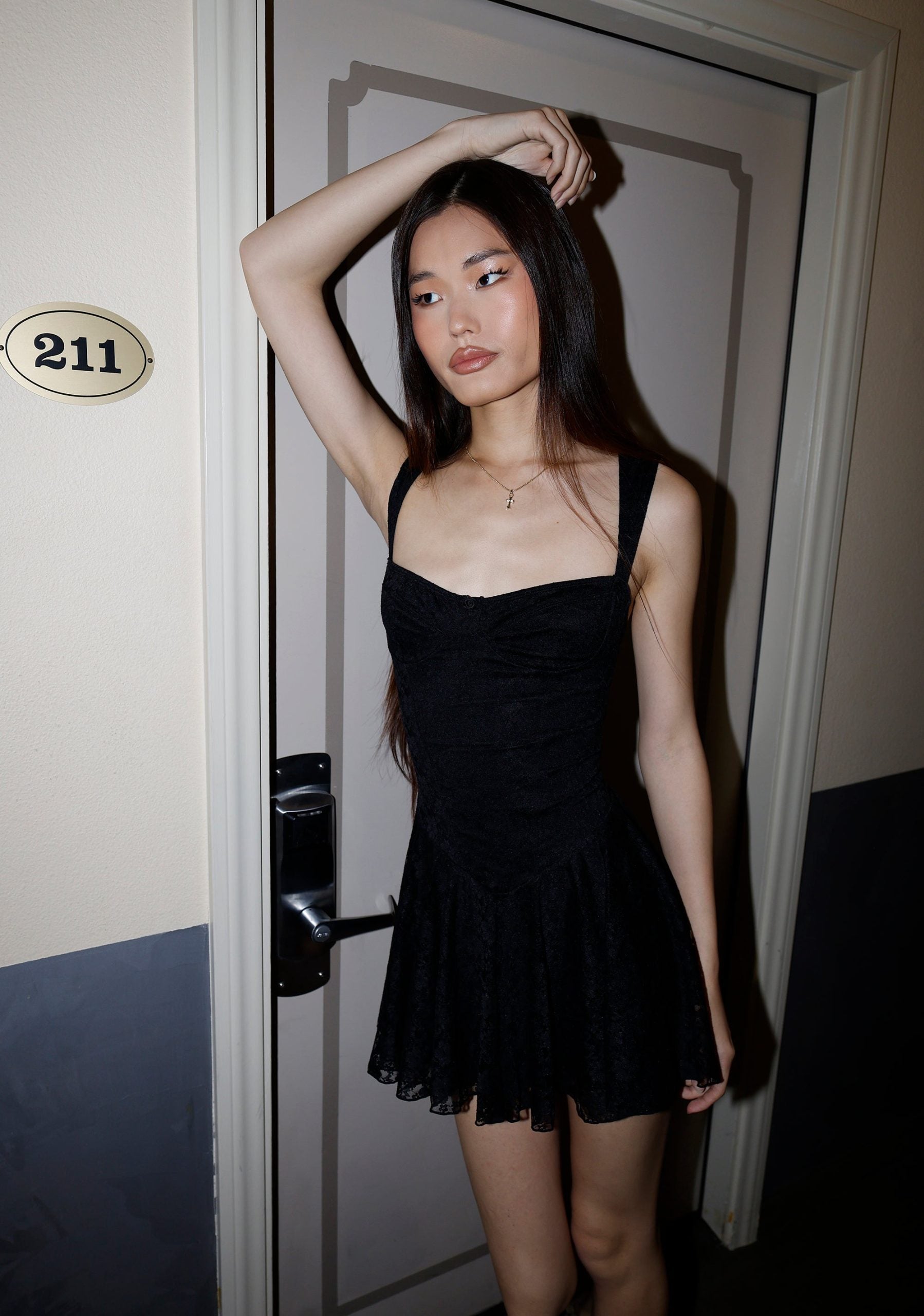 Perfect Date Mini Dress – Black