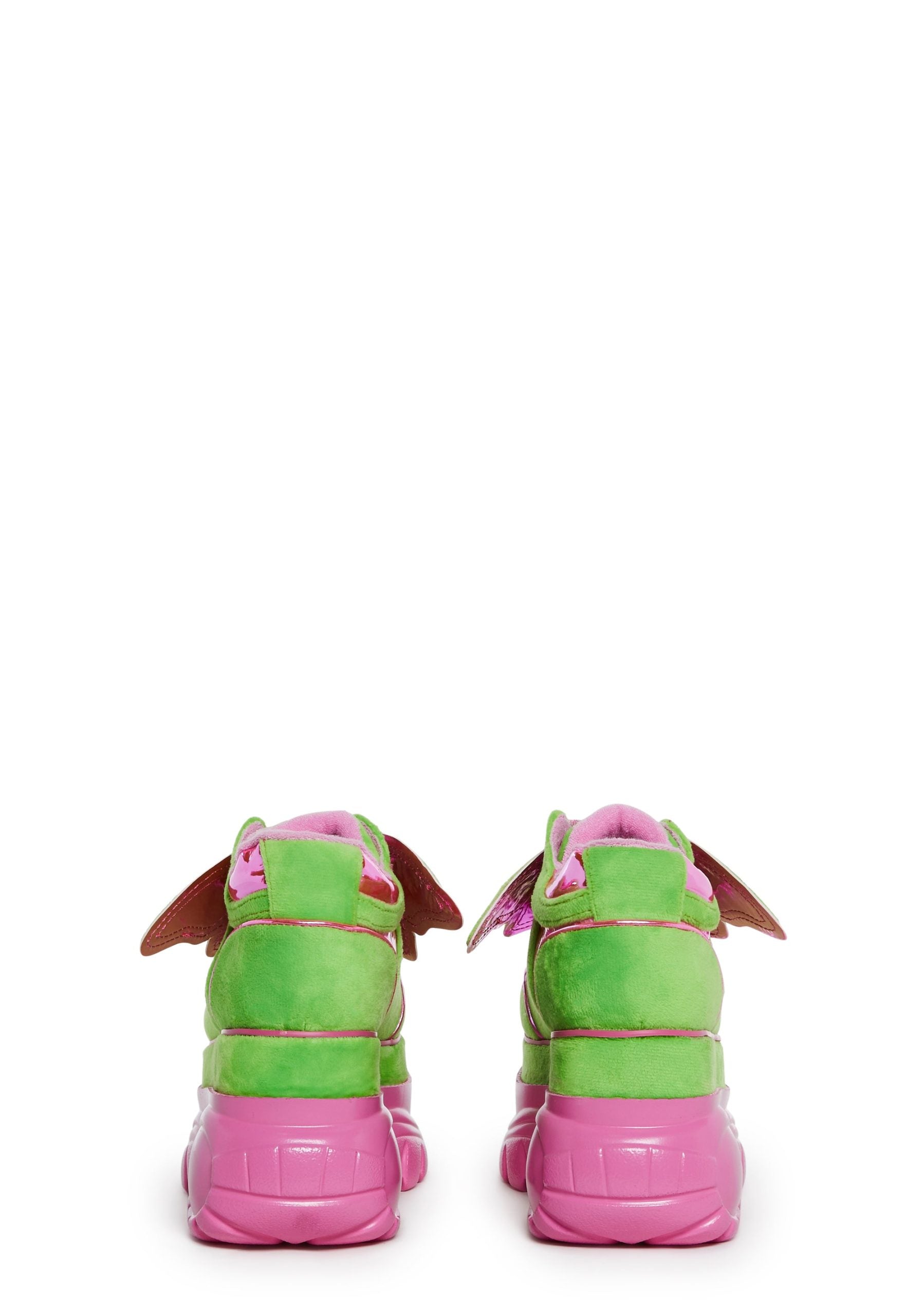 Groovy Butterfly Platform Sneakers