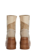 Winding Roads Ankle Boots – Beige