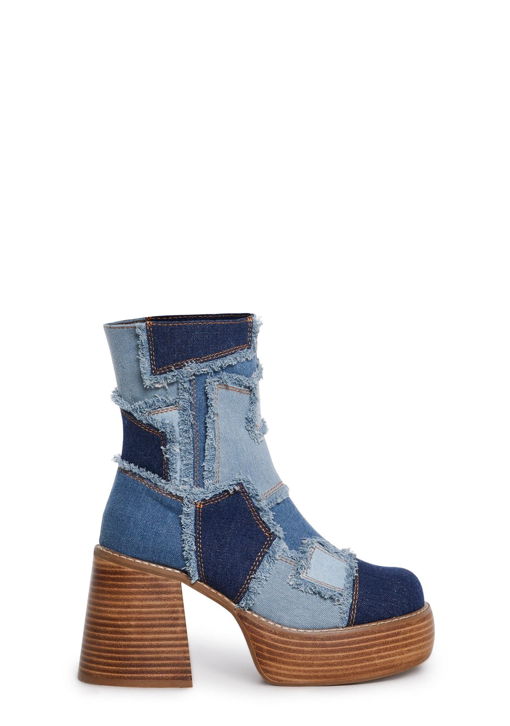 Winding Roads Ankle Boots – Denim