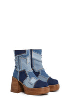 Winding Roads Ankle Boots – Denim