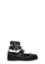 Killer Ballerina Ballet Flats – Black