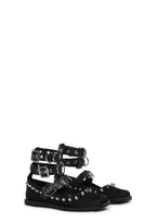 Killer Ballerina Ballet Flats – Black