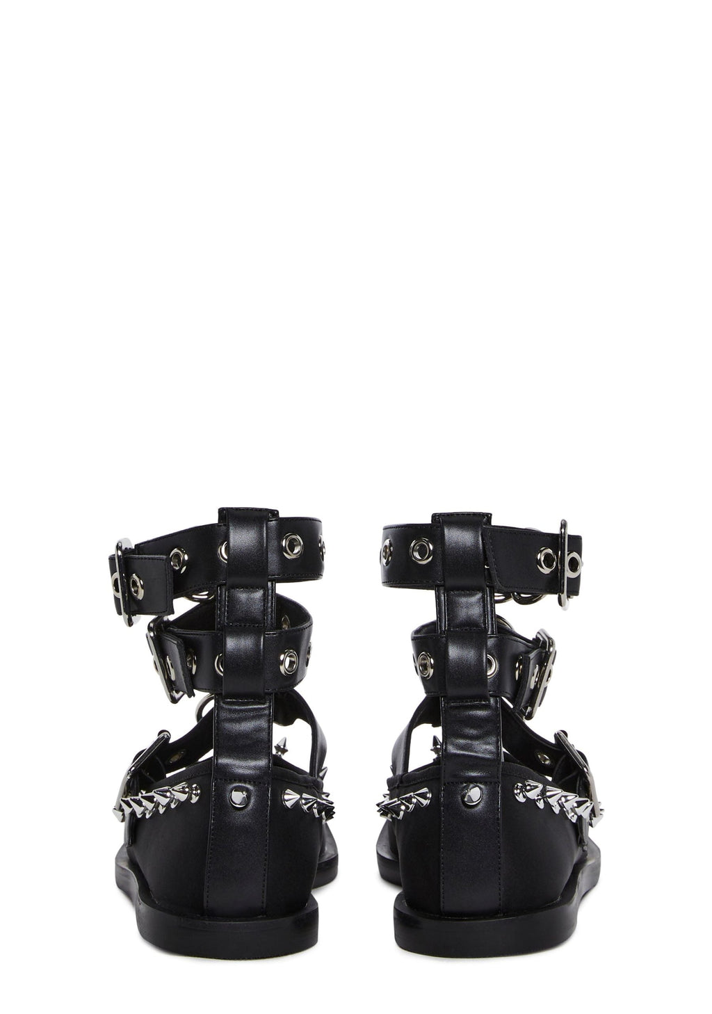 Killer Ballerina Ballet Flats – Black