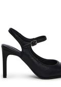Preppy At Heart Pointed Toe Heels – Black