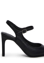 Preppy At Heart Pointed Toe Heels – Black