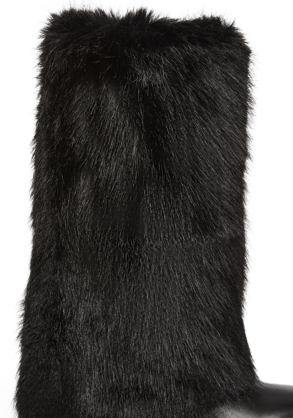 Ahsoka Foldover Flat Boots – Black