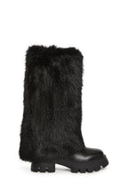 Ahsoka Foldover Flat Boots – Black