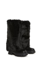 Ahsoka Foldover Flat Boots – Black