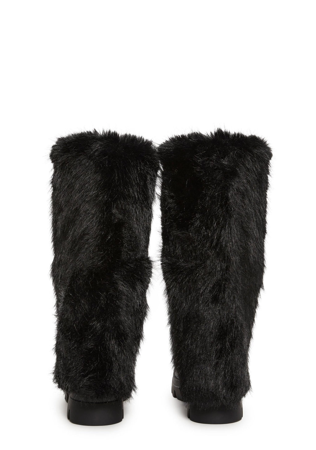 Ahsoka Foldover Flat Boots – Black
