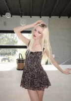 Perfect Date Mini Dress – Leopard