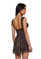 Perfect Date Mini Dress – Leopard