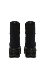 Stretch Sock Platform Boots