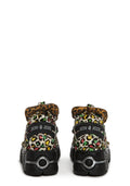 M-120N-C89 Chunky Leopard Oxford Shoes