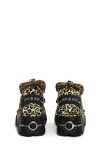 M-120N-C89 Chunky Leopard Oxford Shoes