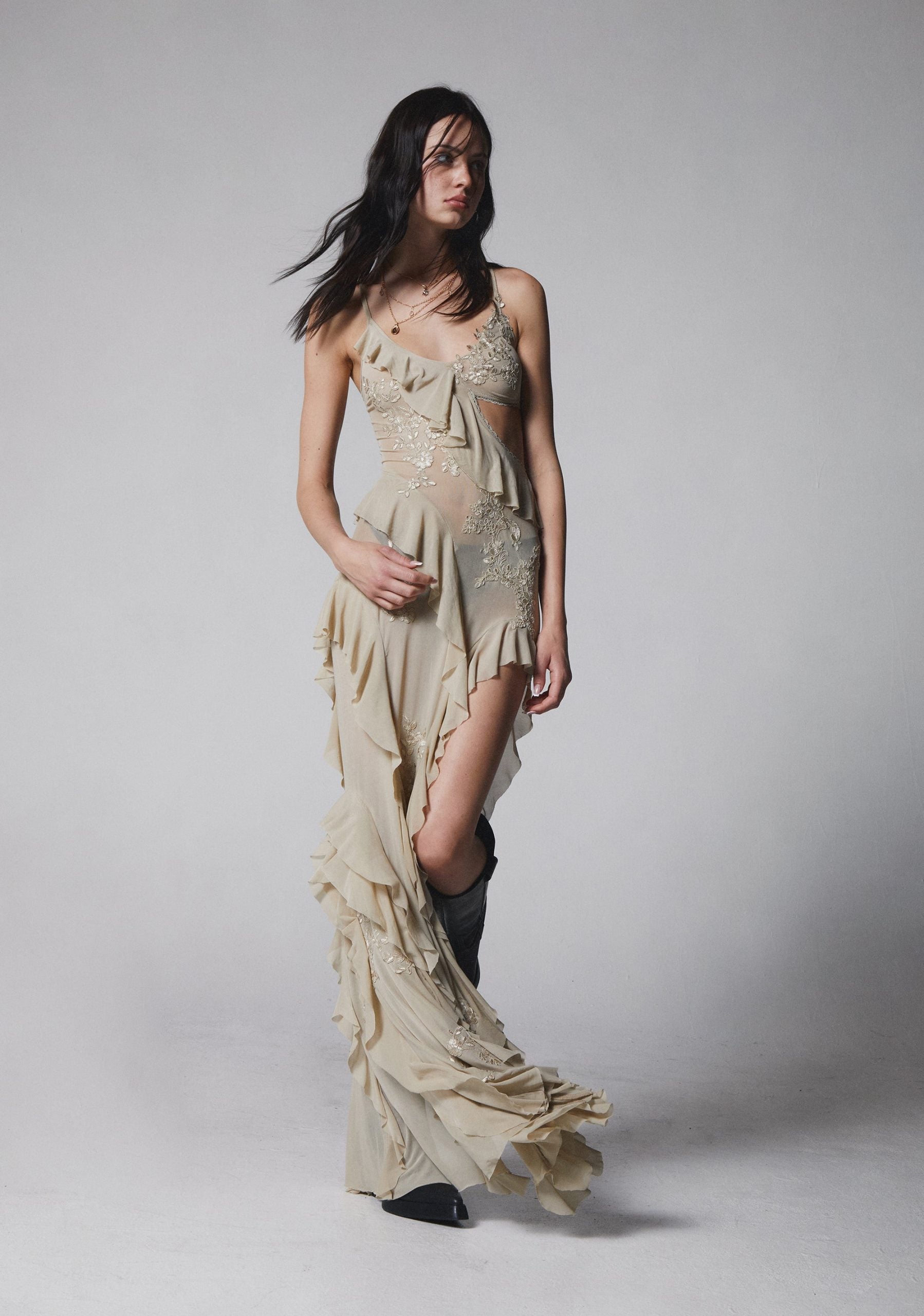 Rebel Mon Amour Maxi Dress – Off White