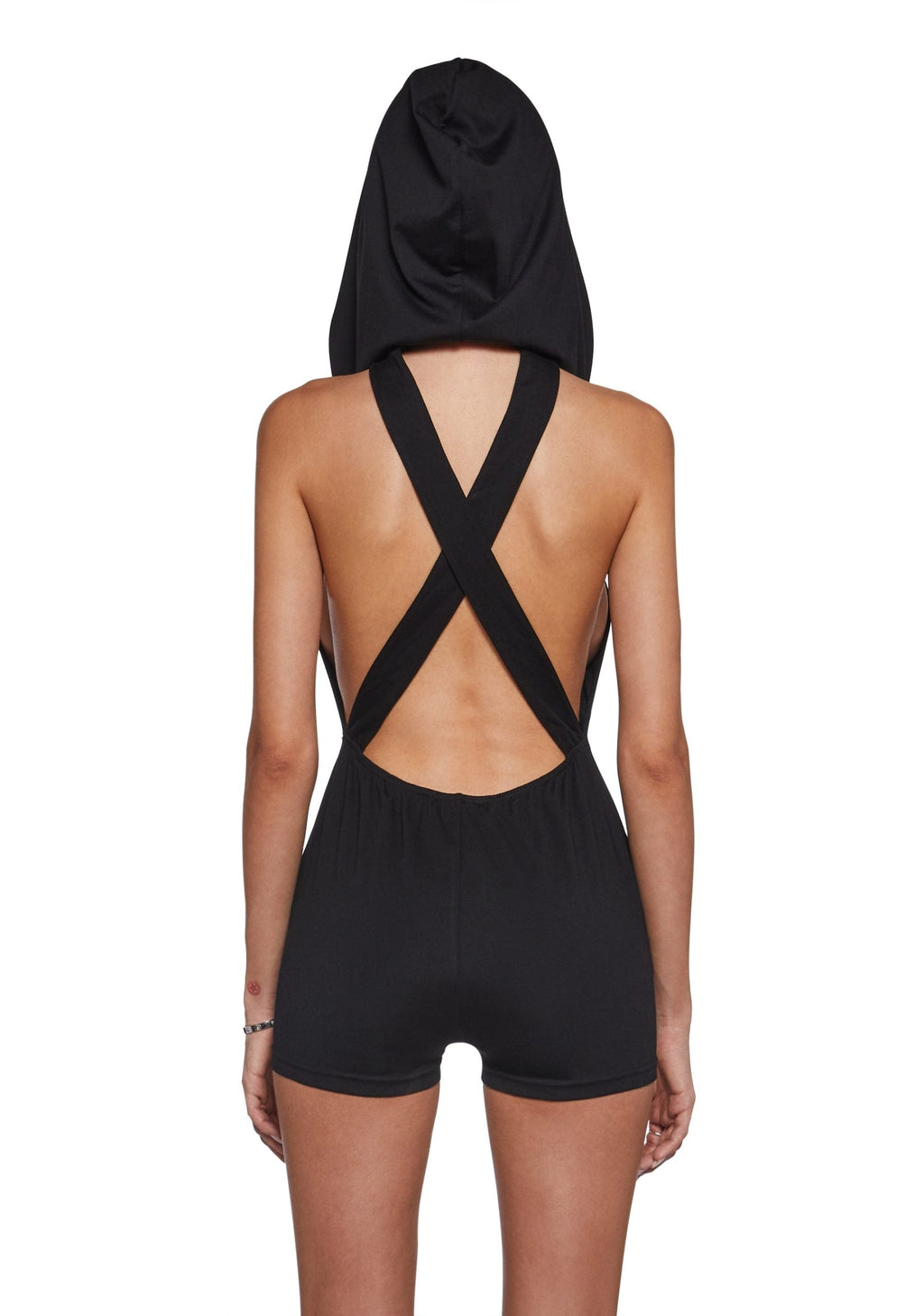 Tie Me Down Playsuit – Black