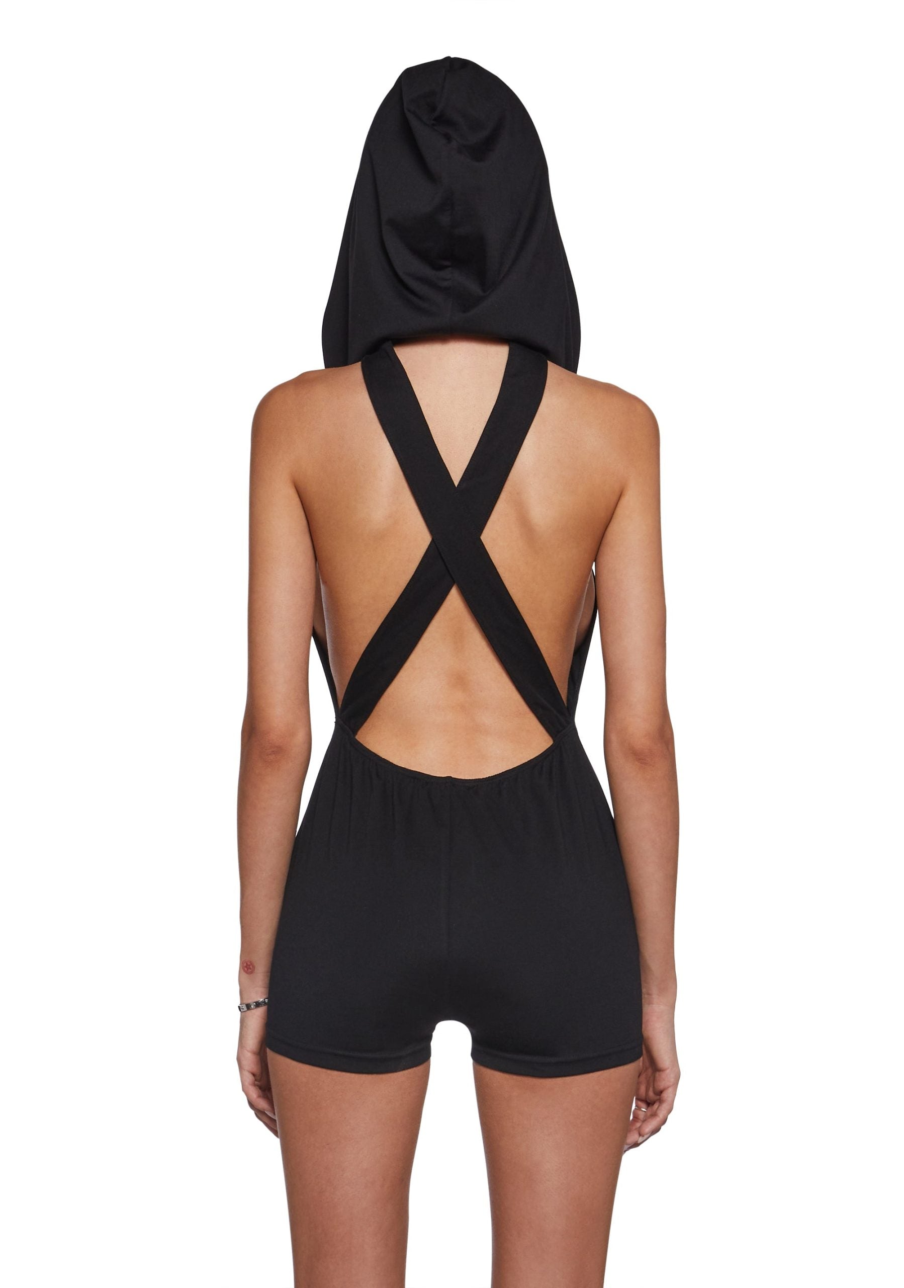 Tie Me Down Playsuit – Black