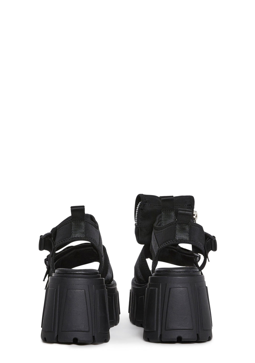 Utopia Platform Sandals – Black
