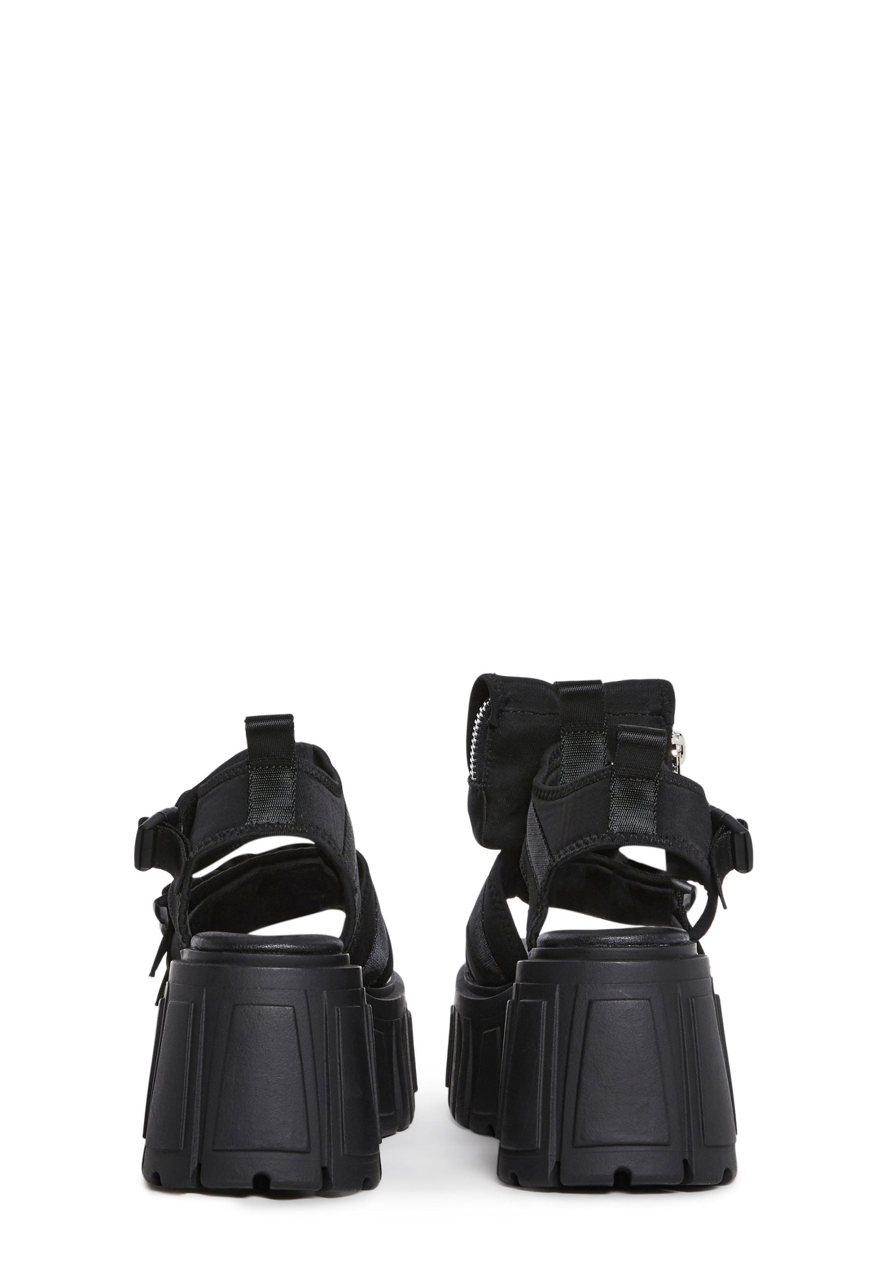 Utopia Platform Sandals – Black