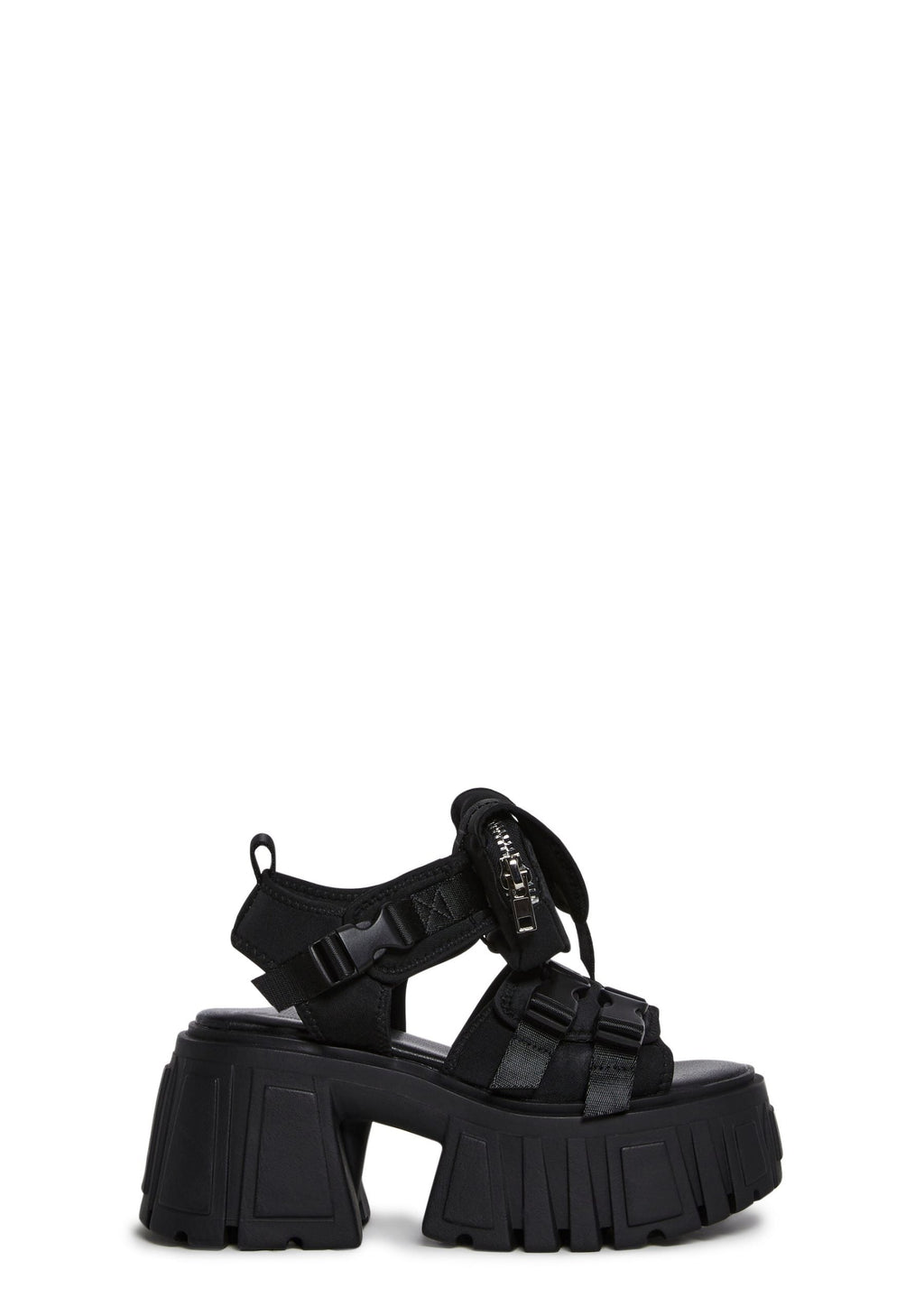 Utopia Platform Sandals – Black