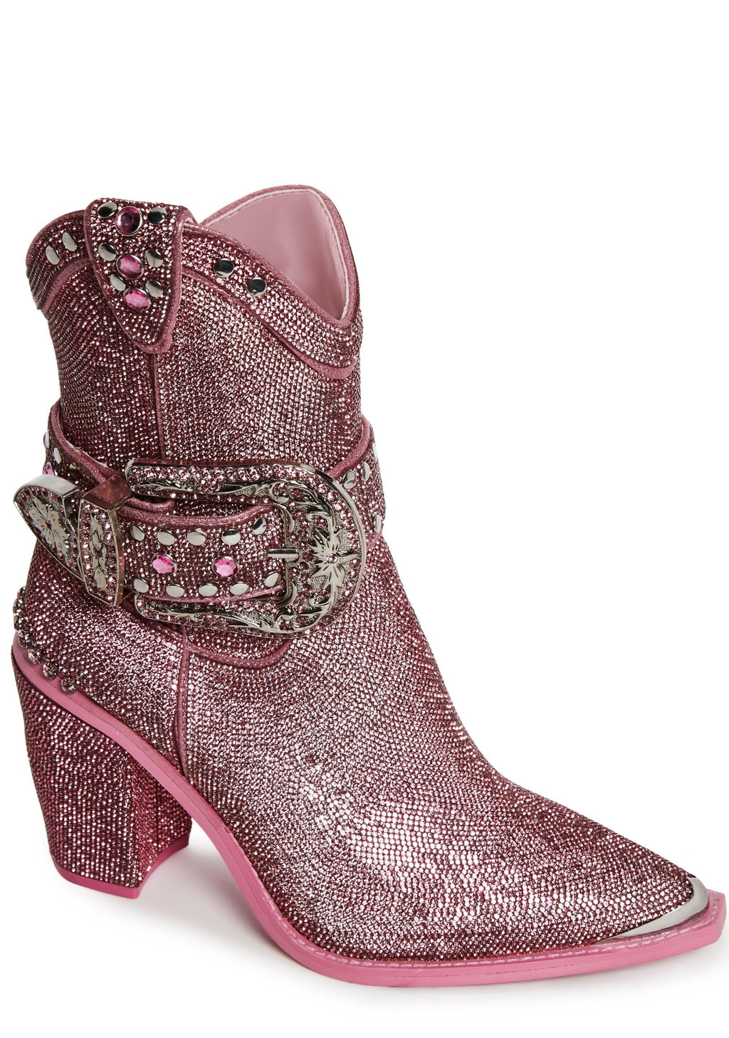 Sharp Sheriff Shine Cowboy Boots – Pink