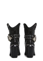 Sharp Sheriff Shine Cowboy Boots – Black