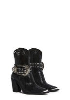 Sharp Sheriff Shine Cowboy Boots – Black