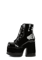 Camel-203 Platform Ankle Boots