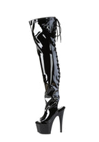 Adore-3017 Platform Thigh High Boots-Black