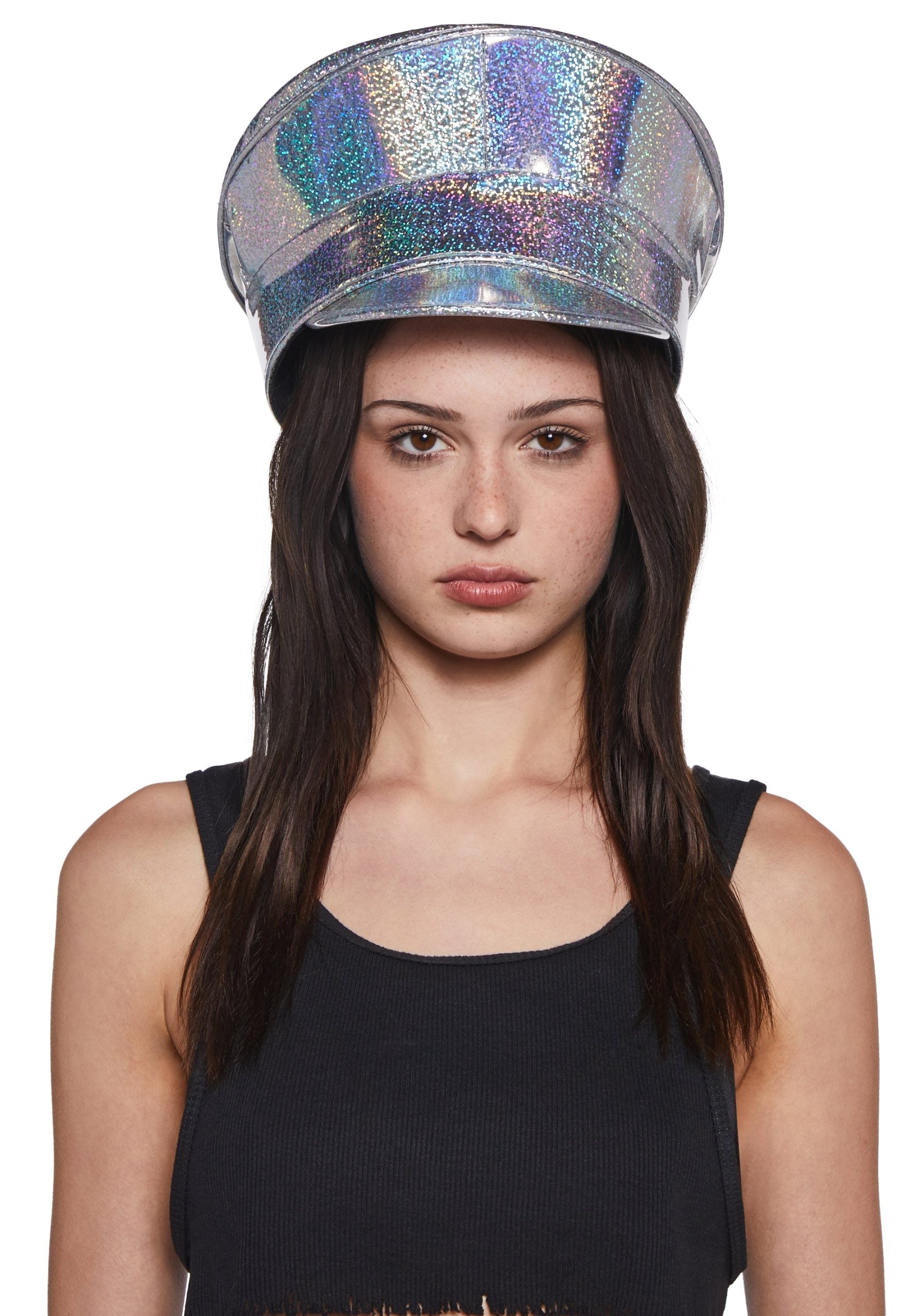 Vinyl Captain Hat – Glitter