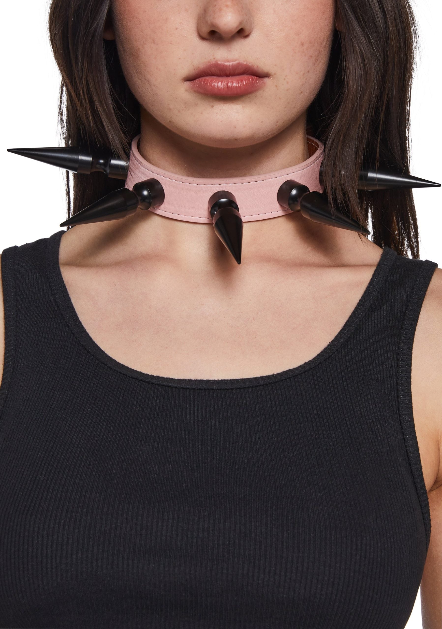Spiked Collar – Pink