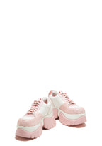 Bear Blushes Chunky Glitter Trainers – Pink