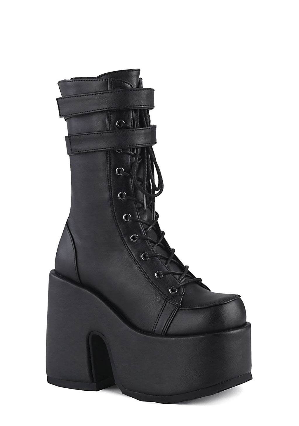 CAMEL-250 Platform Mid-Calf Boots