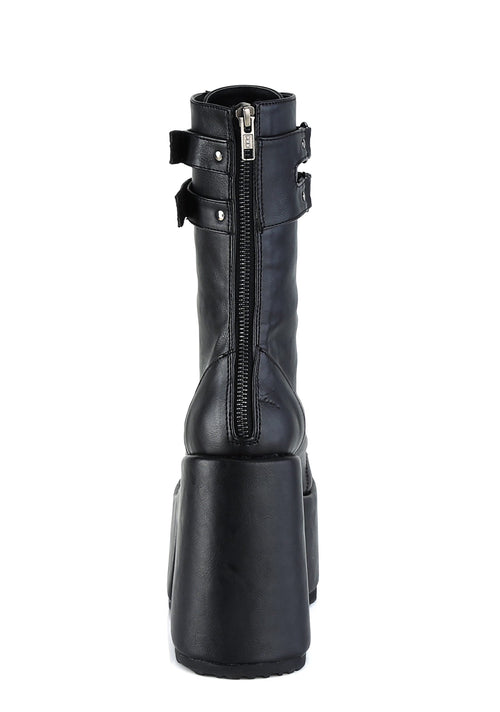 CAMEL-250 Platform Mid-Calf Boots