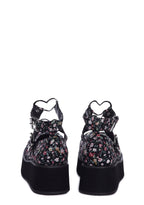 Spirite-02 Platform Mary Janes – Black/Pink