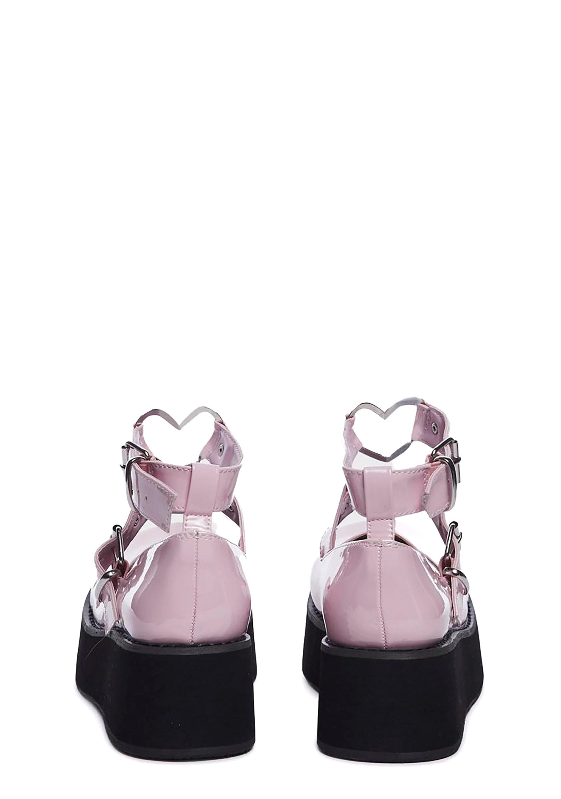 Spirite-02 Platform Mary Janes – Light Pink