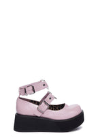 Spirite-02 Platform Mary Janes – Light Pink