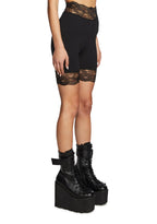 Rumor Romance Biker Shorts – Black