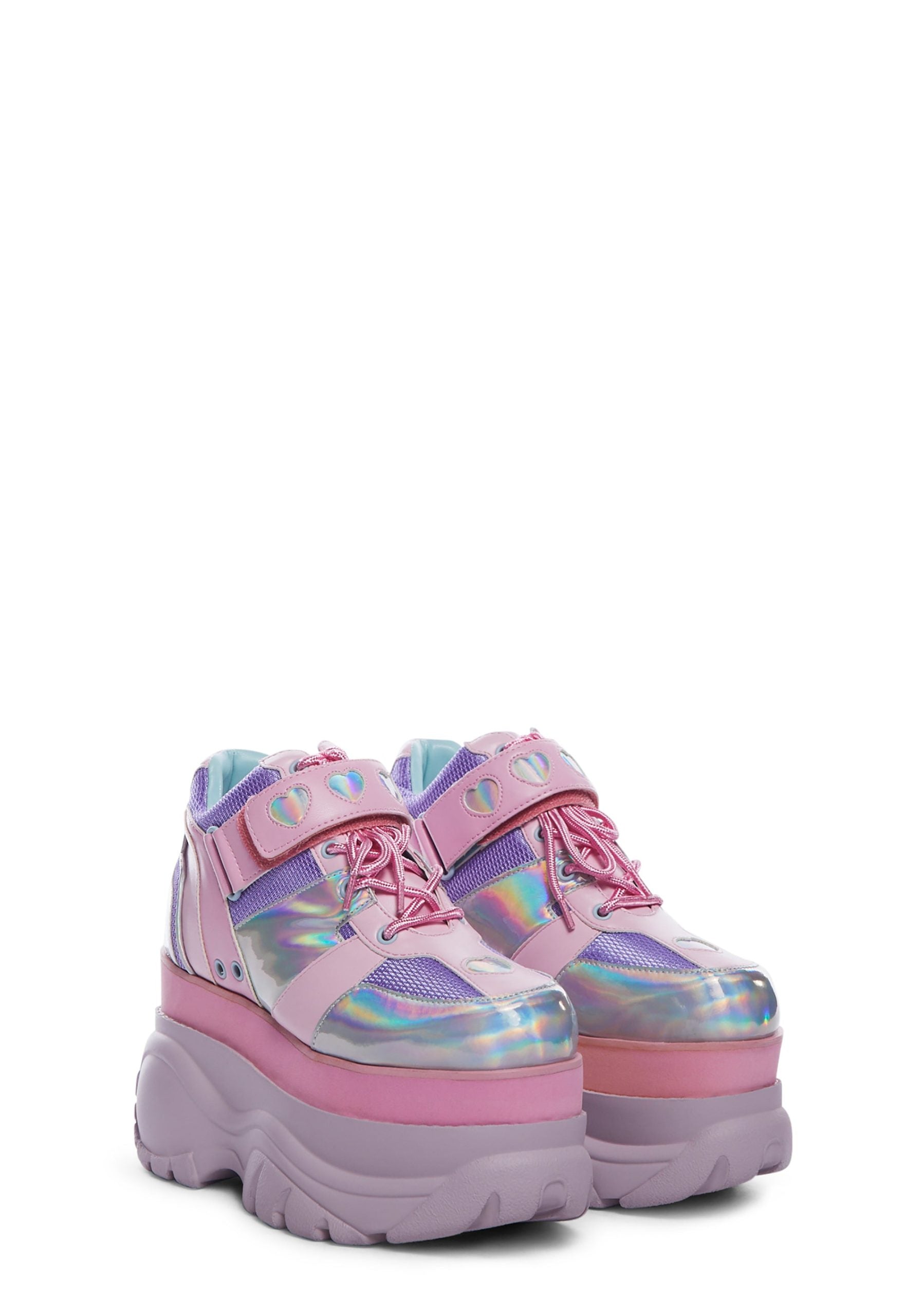 Fairywalker Platform Sneakers – Holographic
