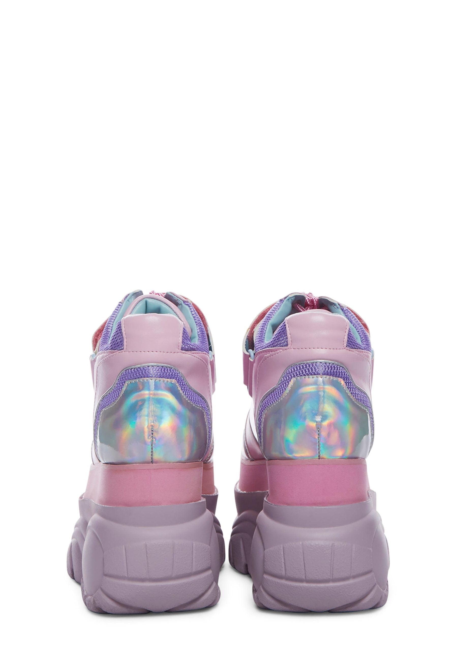 Fairywalker Platform Sneakers – Holographic