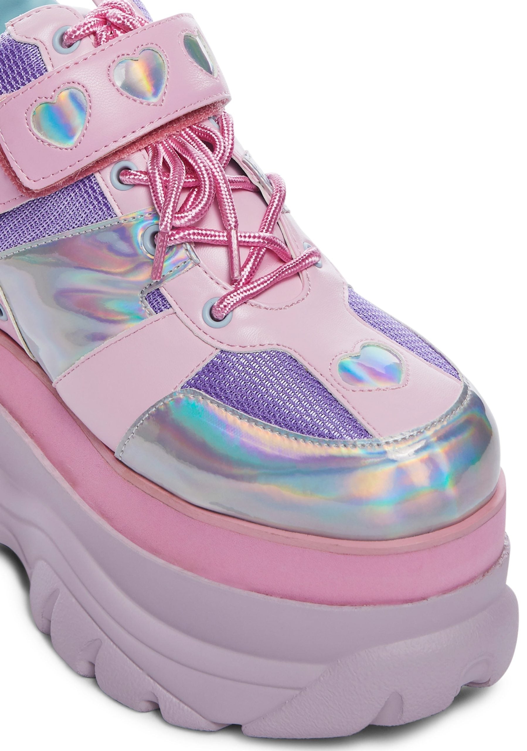 Fairywalker Platform Sneakers – Holographic