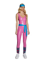 Workout Plan 80’s Wig & Costume Set