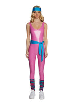 Workout Plan 80’s Wig & Costume Set