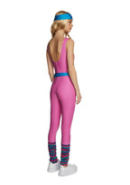 Workout Plan 80’s Wig & Costume Set