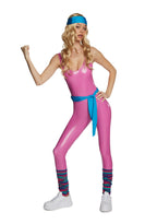 Workout Plan 80’s Wig & Costume Set